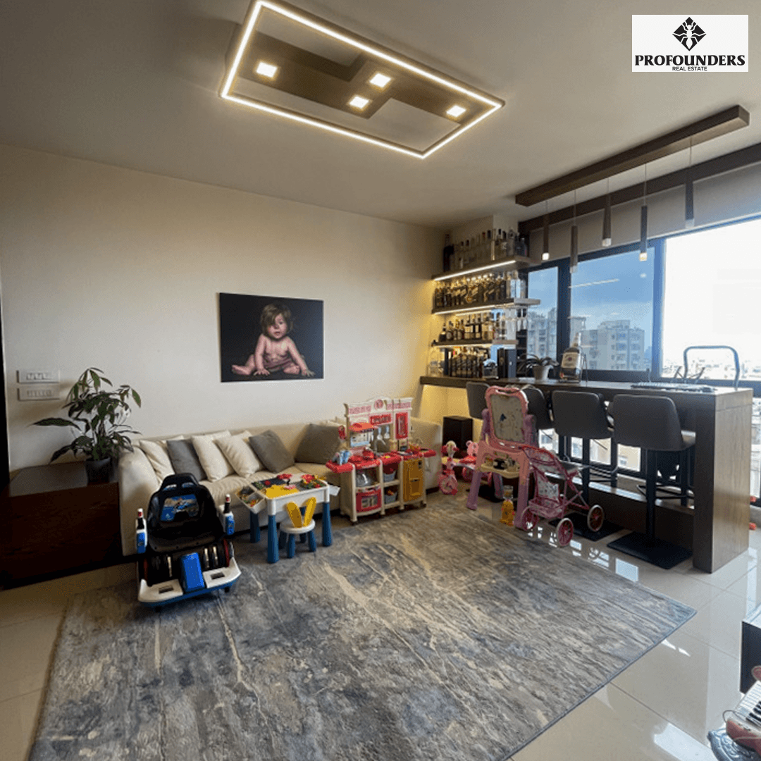 Furnished apartment with Sea & City View for sale in Antelias