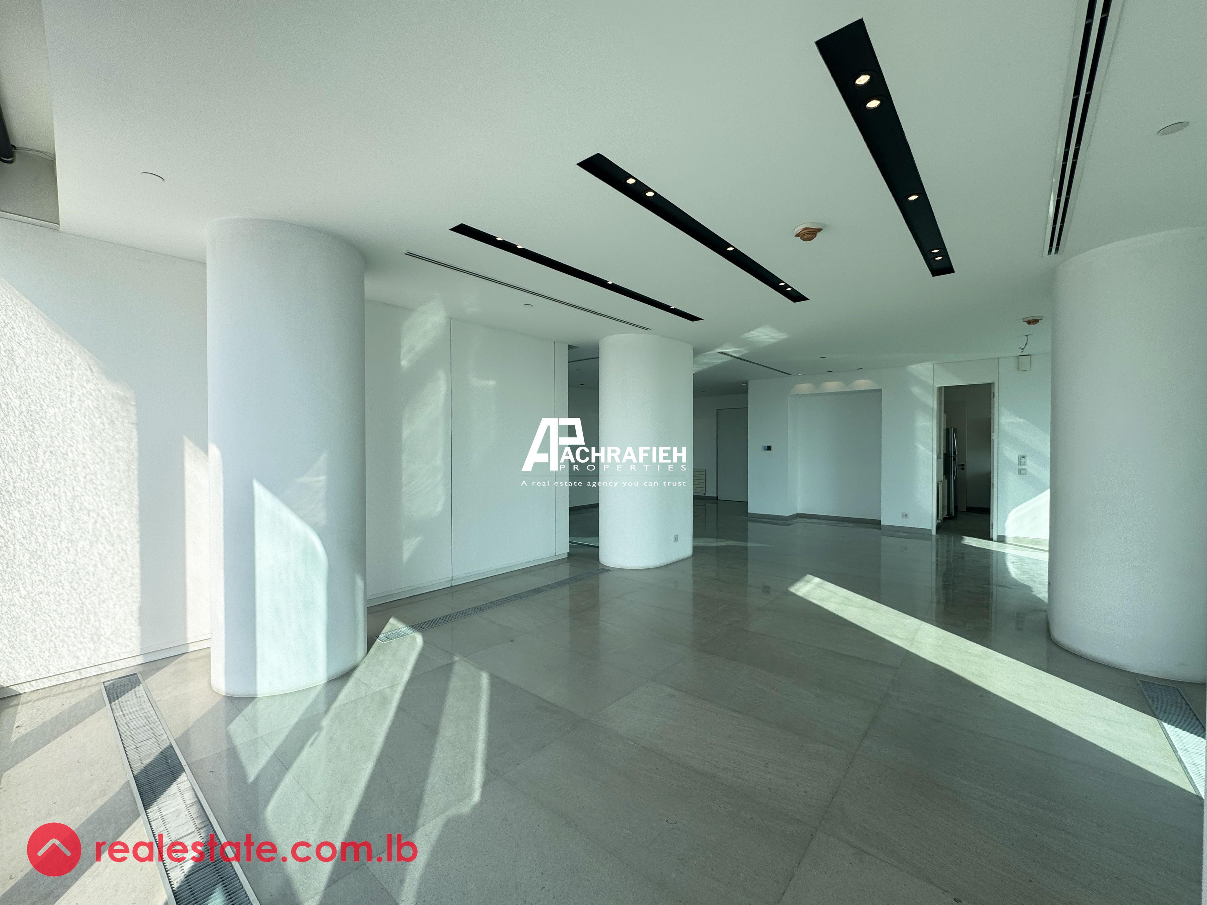 Open View | 380 Sqm | Apartment for Rent in Achrafieh