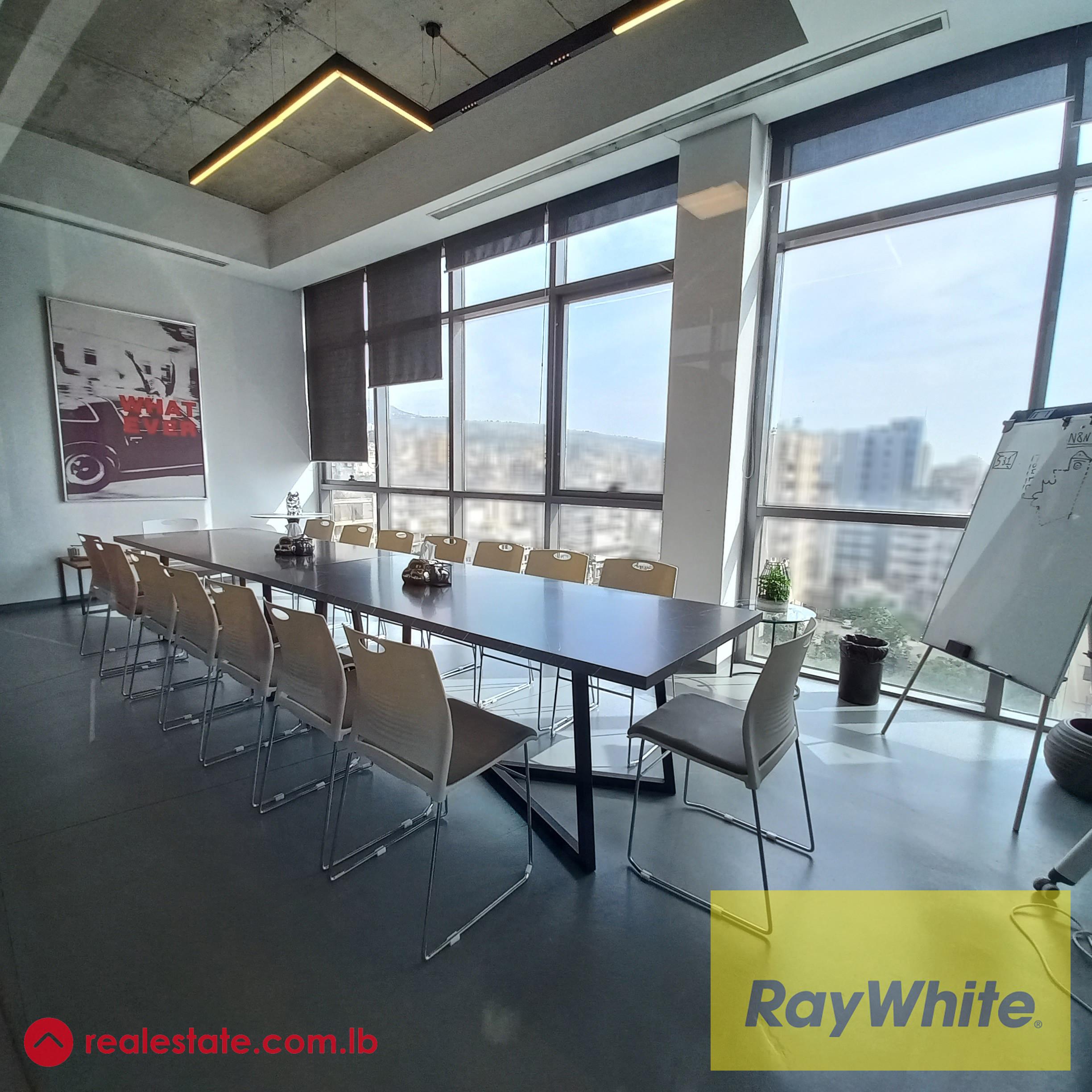 Furnished Office for Rent in Zalka – City And Sea View