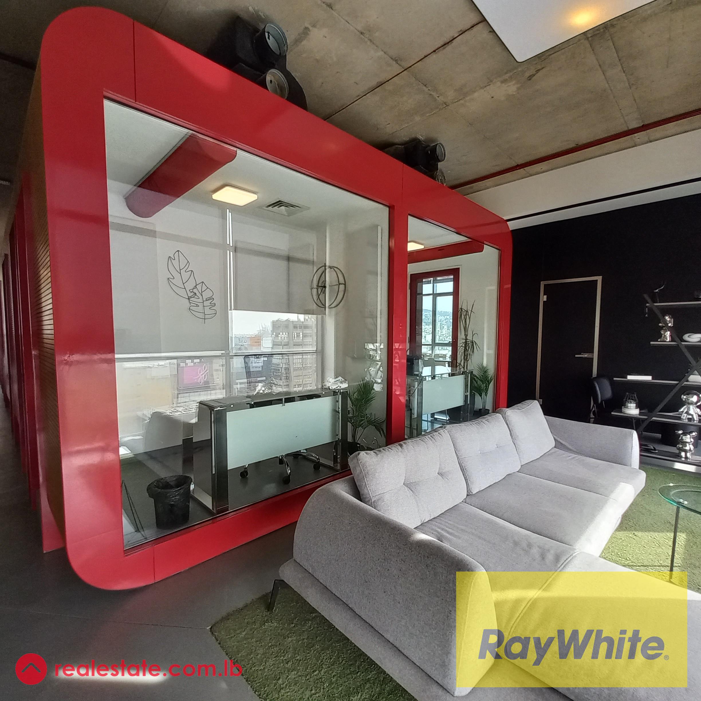 Furnished Office for Rent in Zalka – City And Sea View
