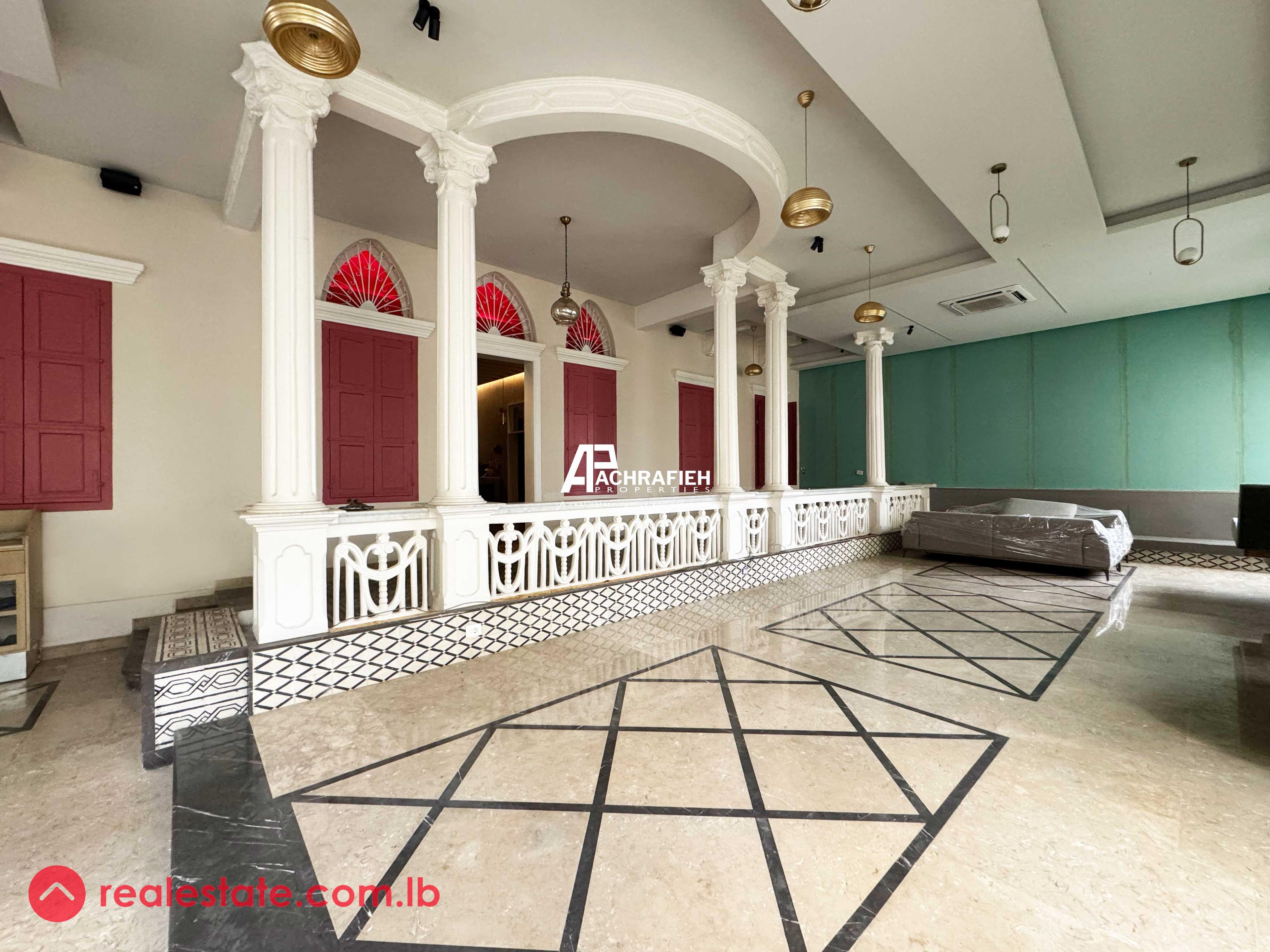 2 Floors | Semi Equipped Restaurant For Rent in Achrafieh