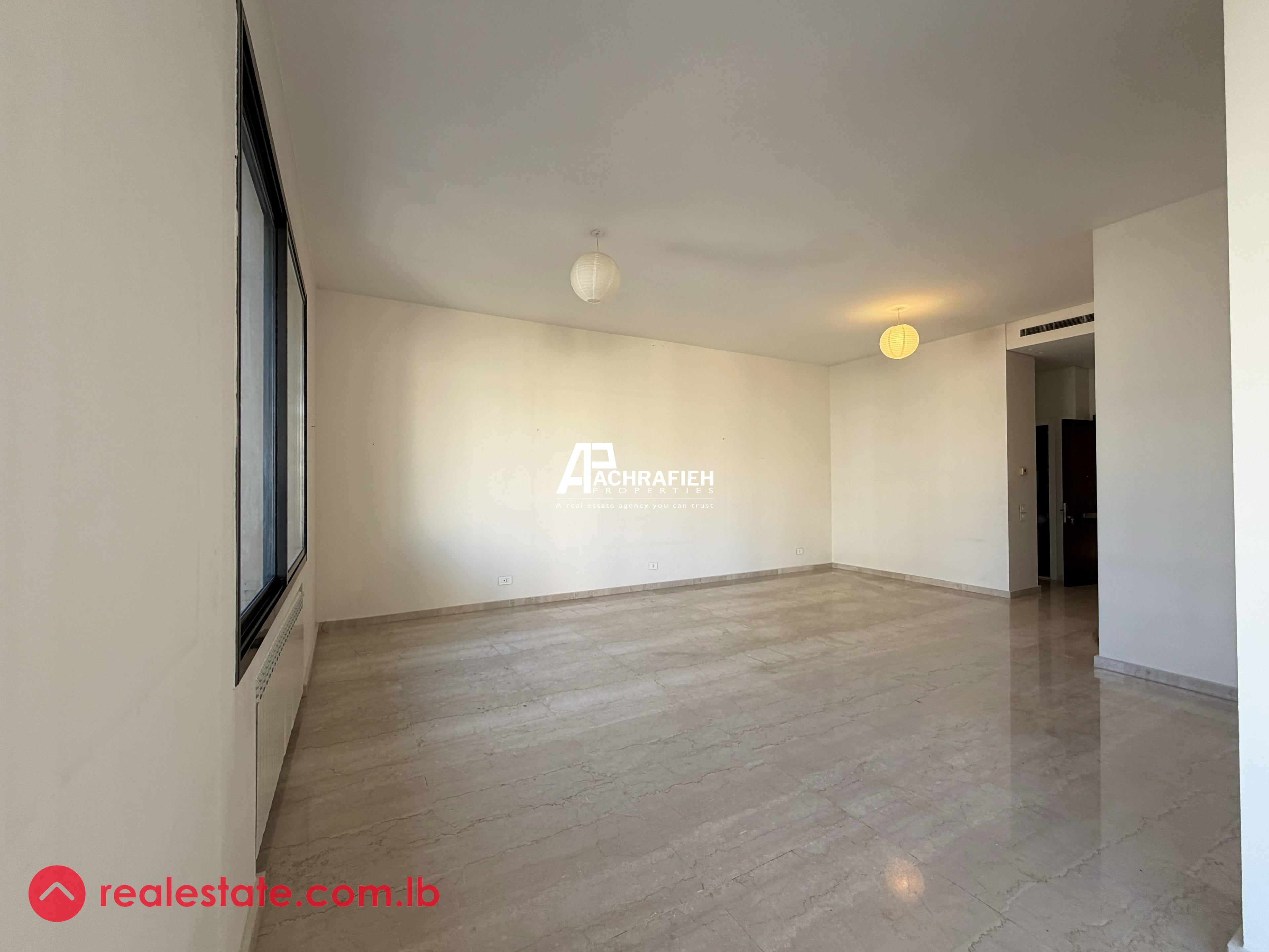 Open View | High Ceiling | Apartment for Rent in Achrafieh