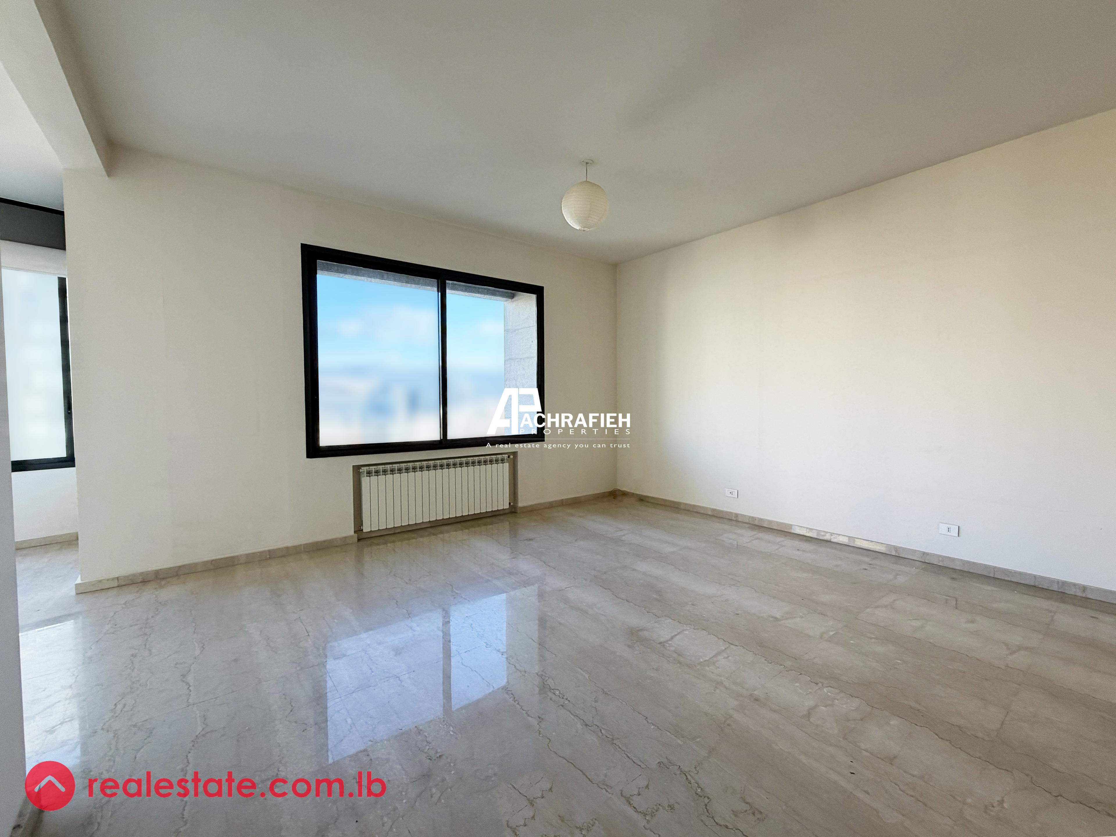 Open View | High Ceiling | Apartment for Rent in Achrafieh
