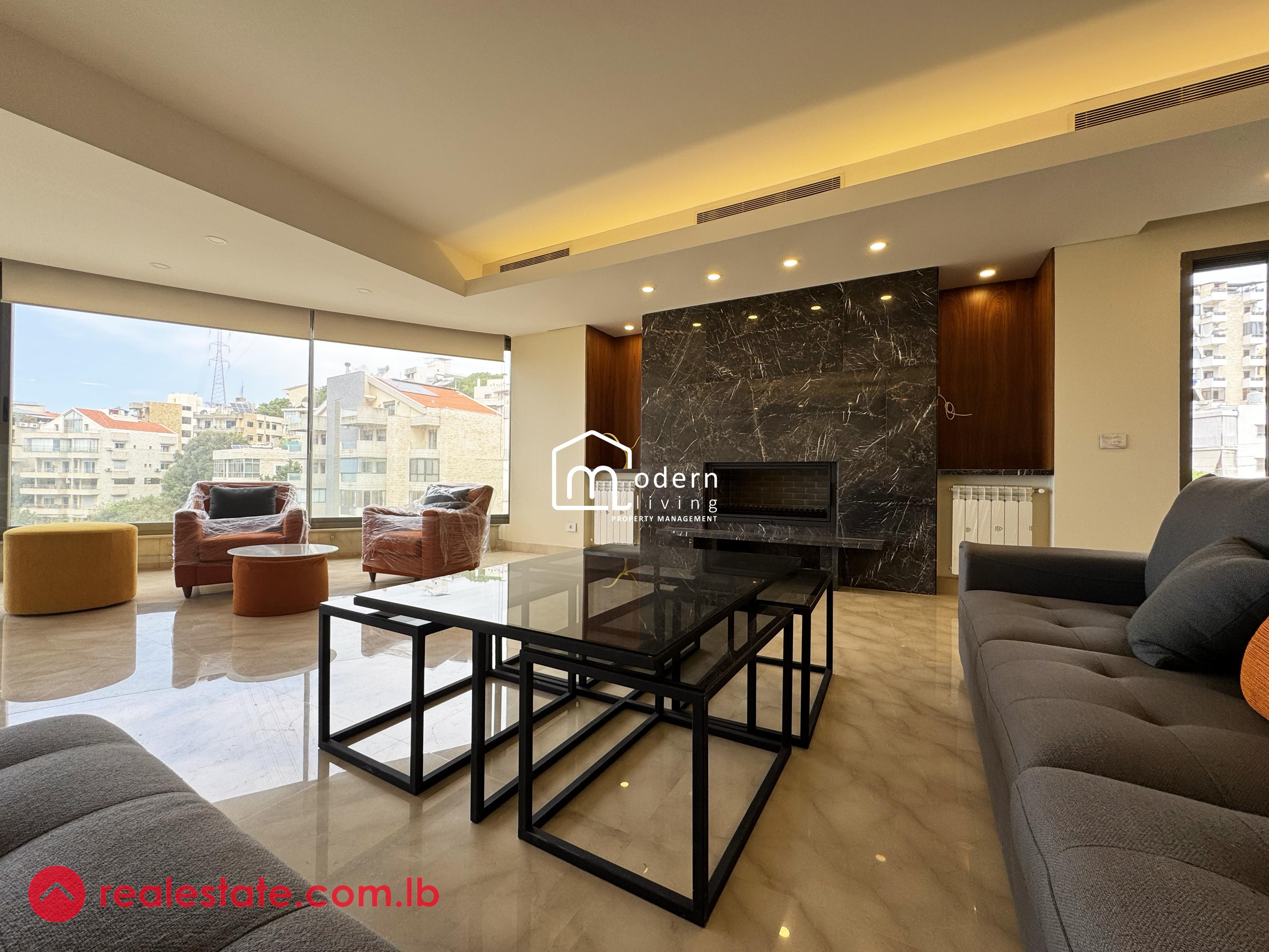 Luxury Finishing | Panoramic View | Apartment For Rent in Mtayleb