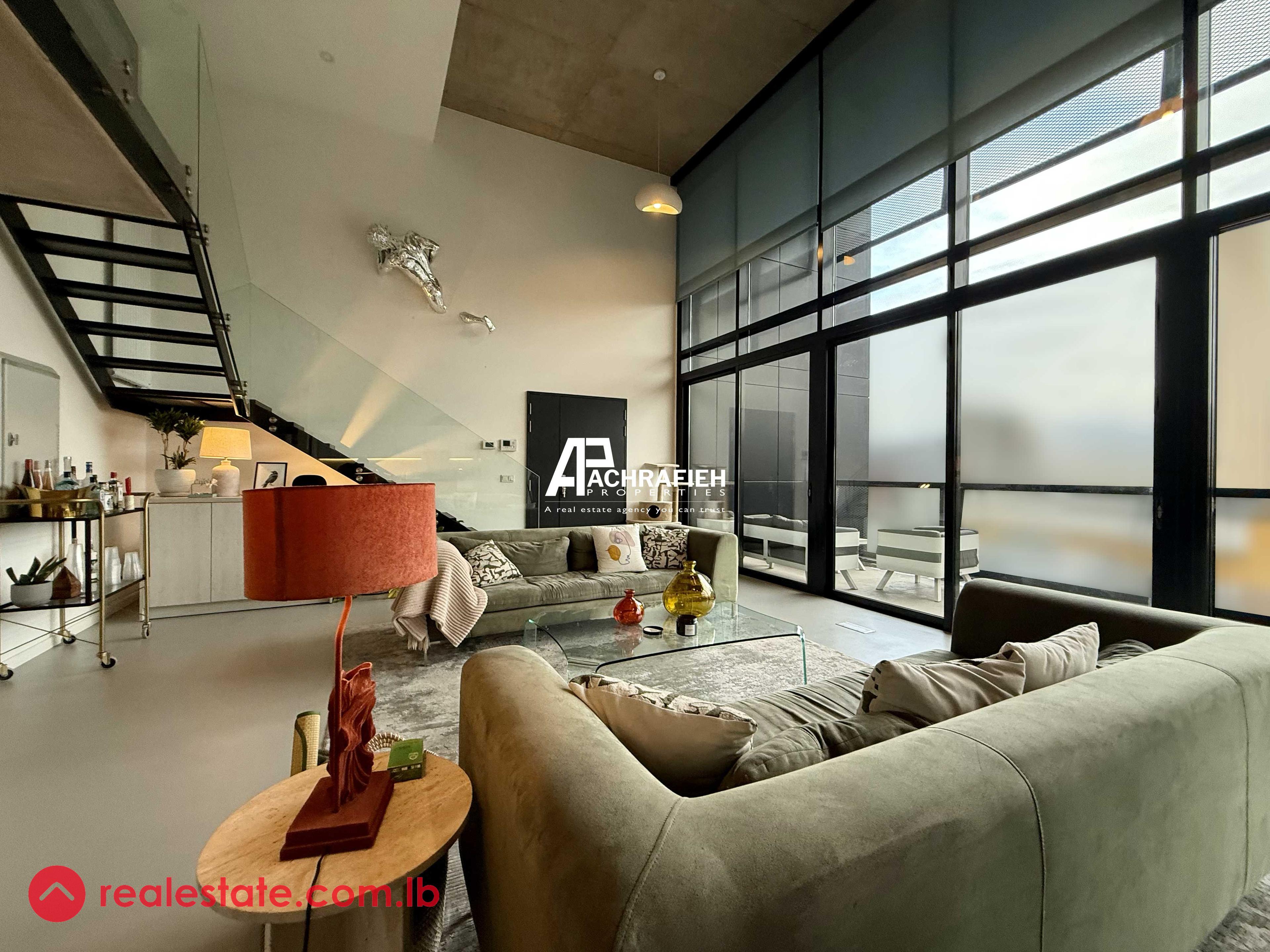 + Terrace | Fully Furnished Loft For Rent In Achrafieh