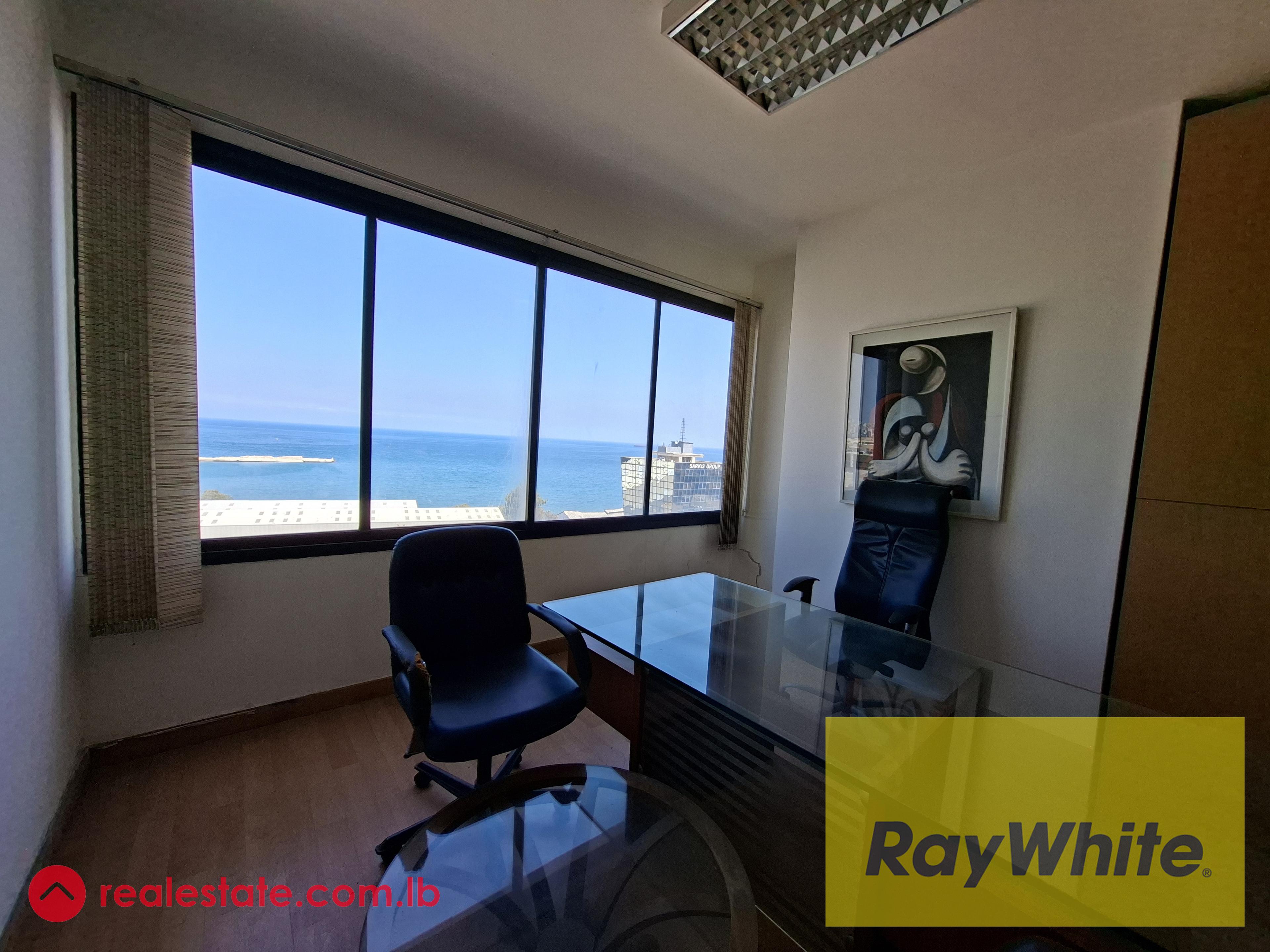 Furnished Office for Rent in Zalka | Sea View