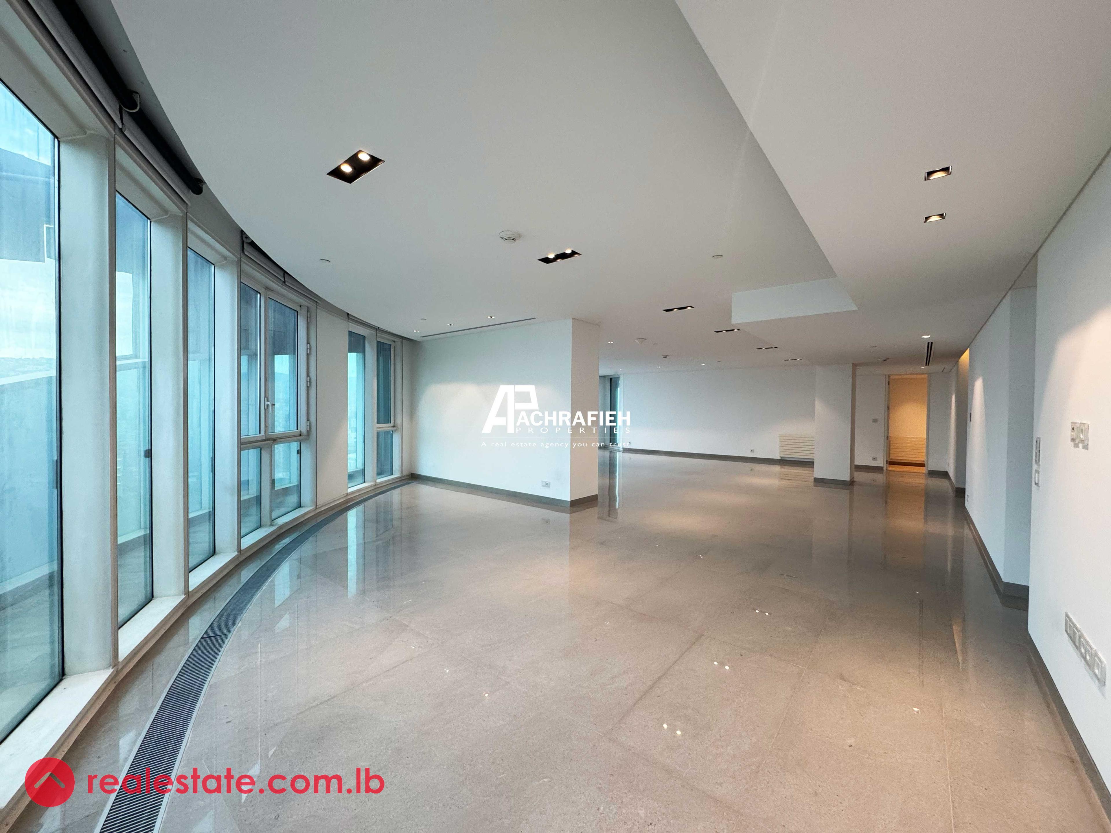 Open View | 500 Sqm | Apartment for Rent in Achrafieh