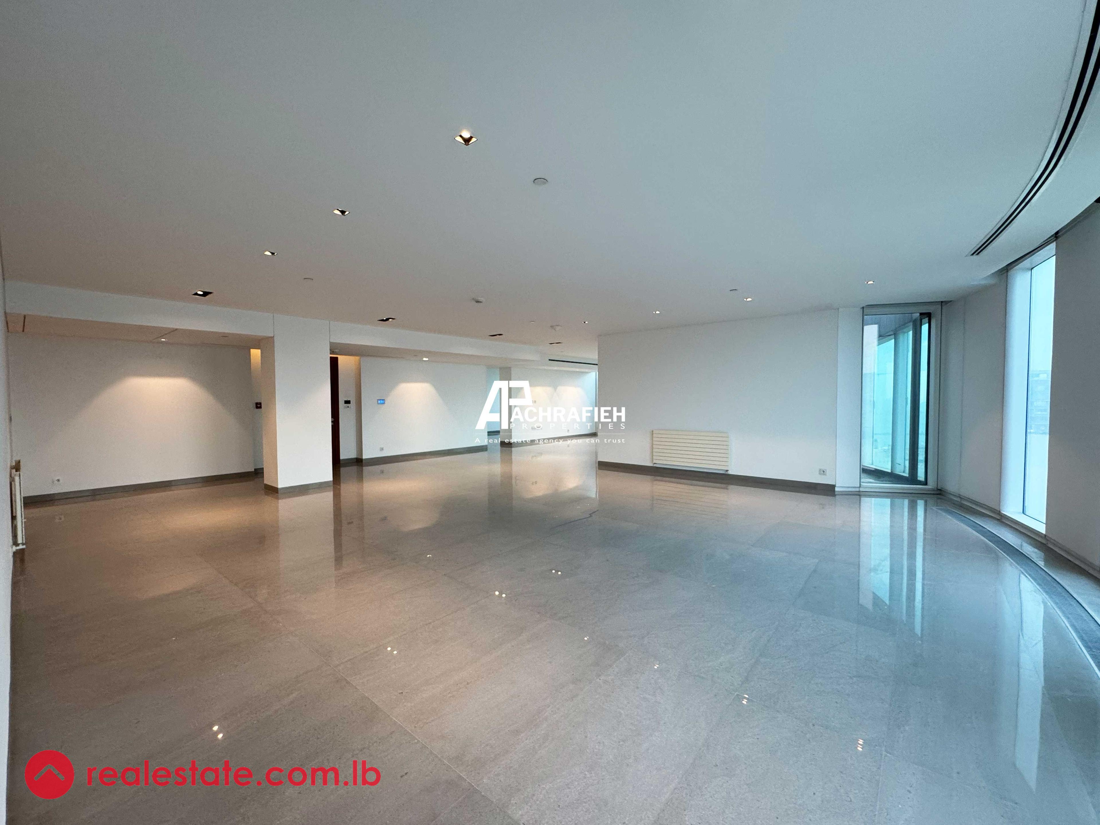 Open View | 500 Sqm | Apartment for Rent in Achrafieh