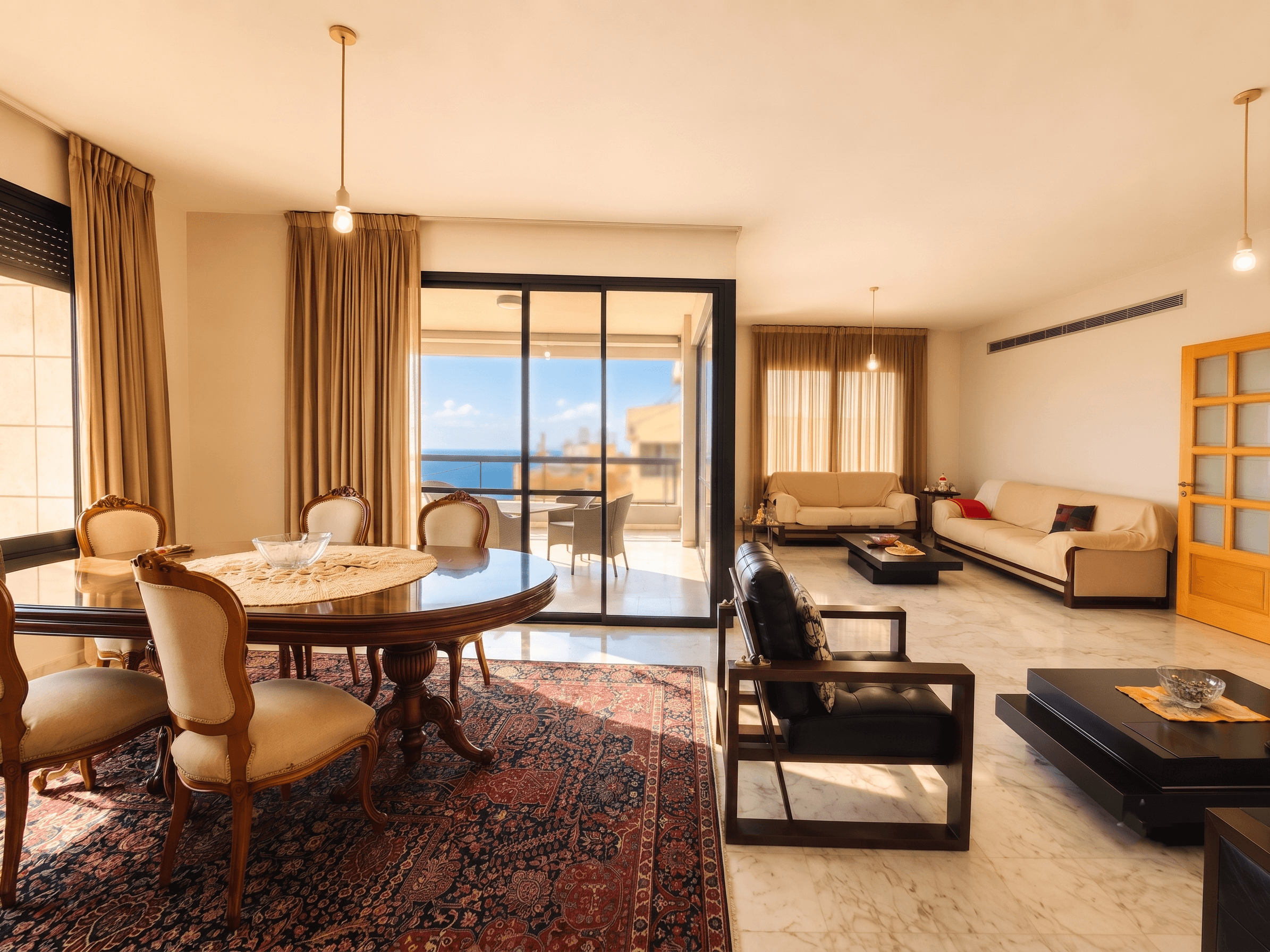 Apartment with Panoramic Sea & City Views for Sale in Biyada