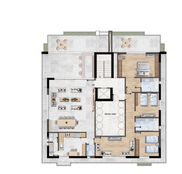Luxury Panoramic Penthouse for Sale In Beit El Chaar