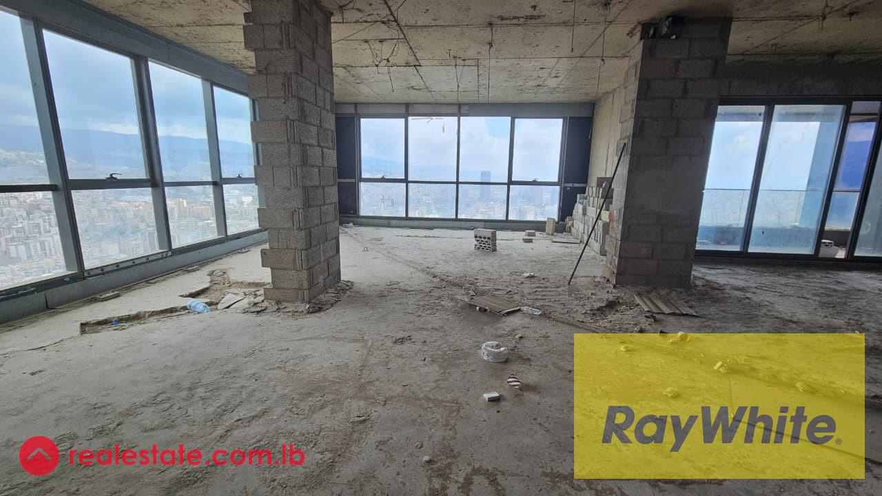 Penthouse for Sale in Dekwaneh | Core & Shell | Panoramic View