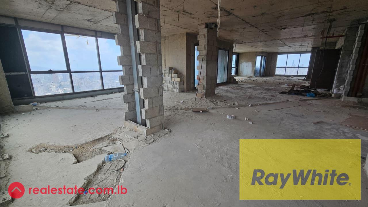 Penthouse for Sale in Dekwaneh | Core & Shell | Panoramic View