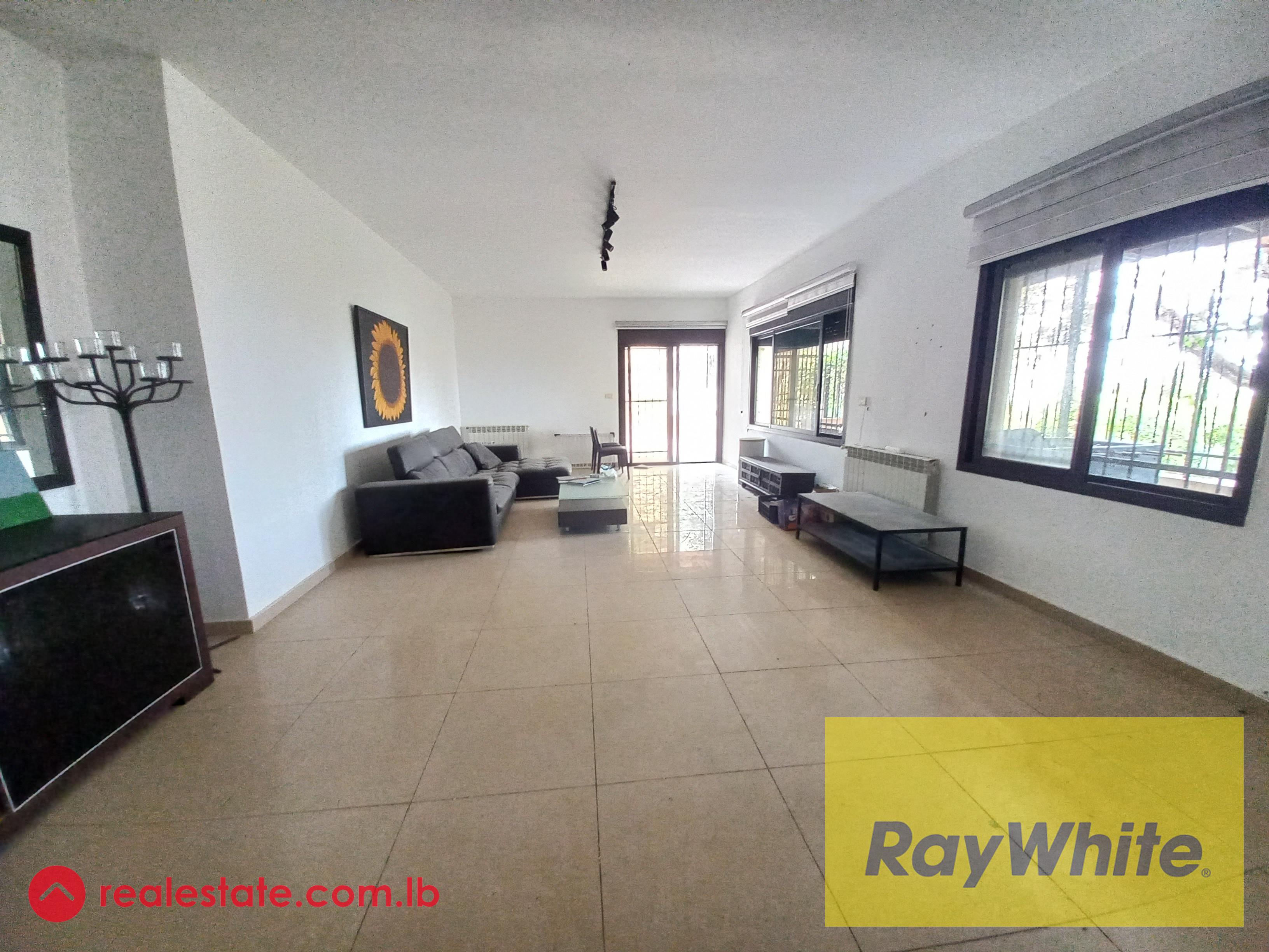 Semi-Furnished Apartment with Outdoor Space for Sale – Bsalim