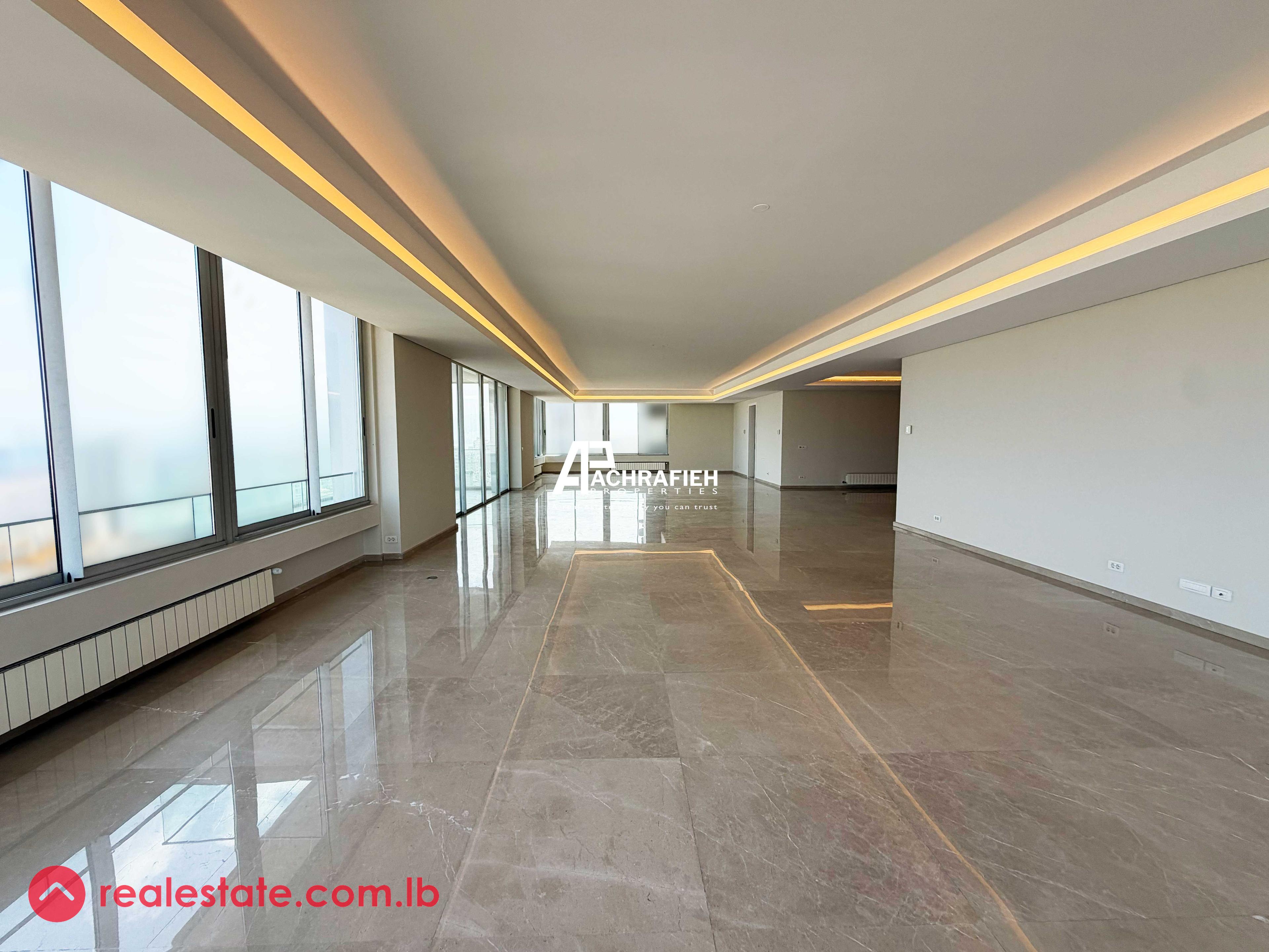 Open Panoramic View | Apartment For Rent In Achrafieh