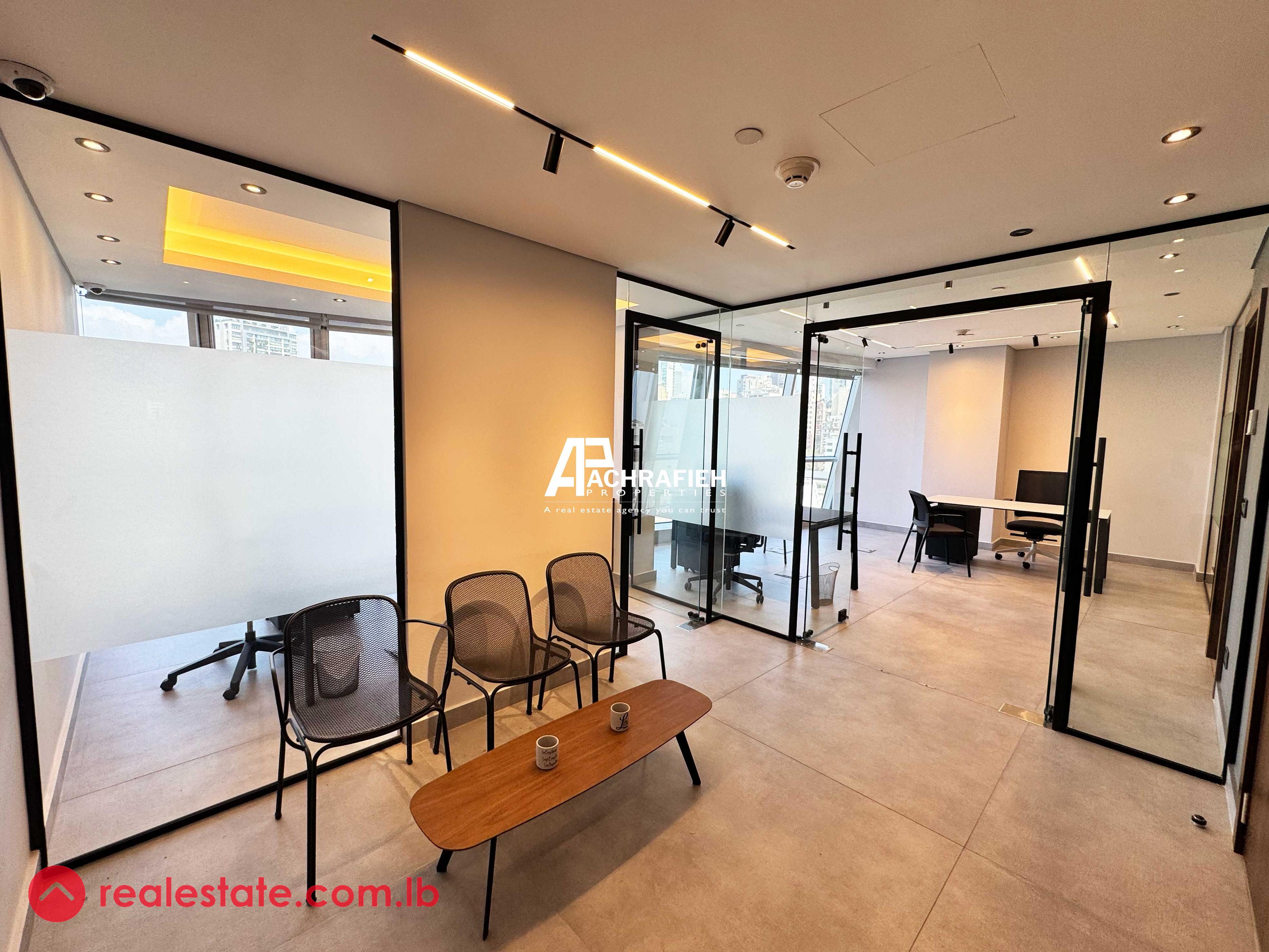 Fully Furnished Office For Rent in Achrafieh