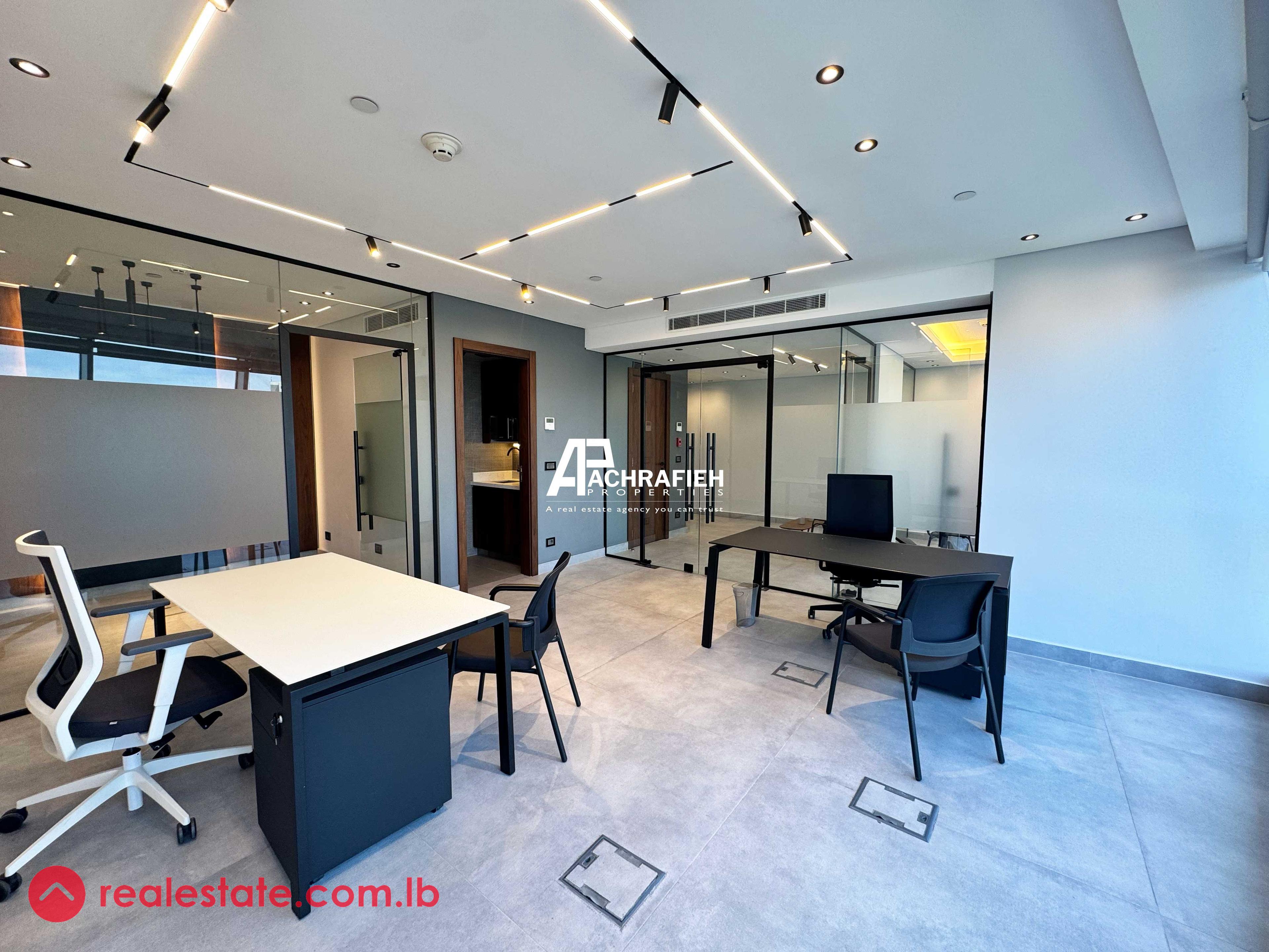Fully Furnished Office For Rent in Achrafieh