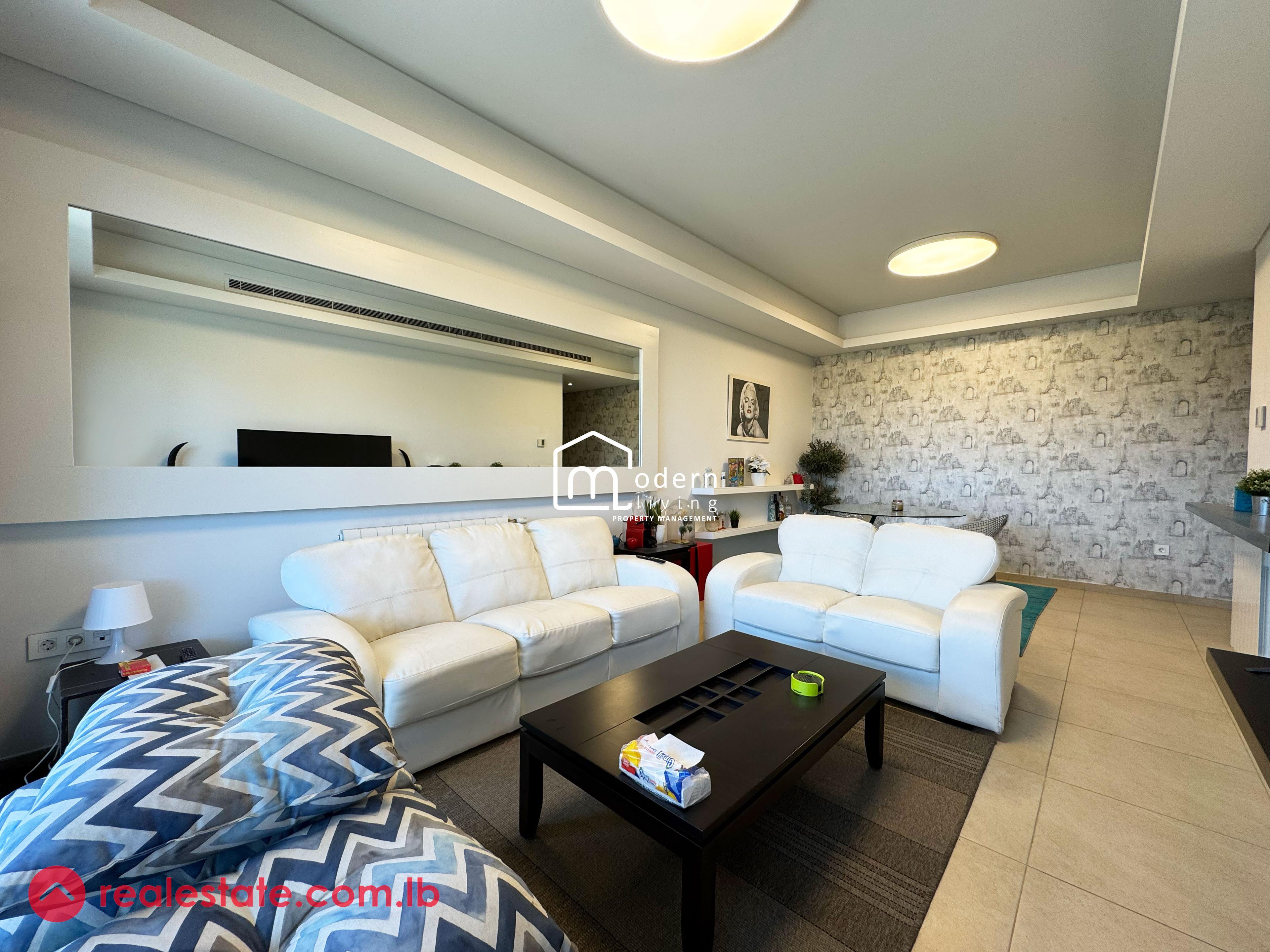Fully Furnished Apartment for Rent in Waterfront Dbayeh