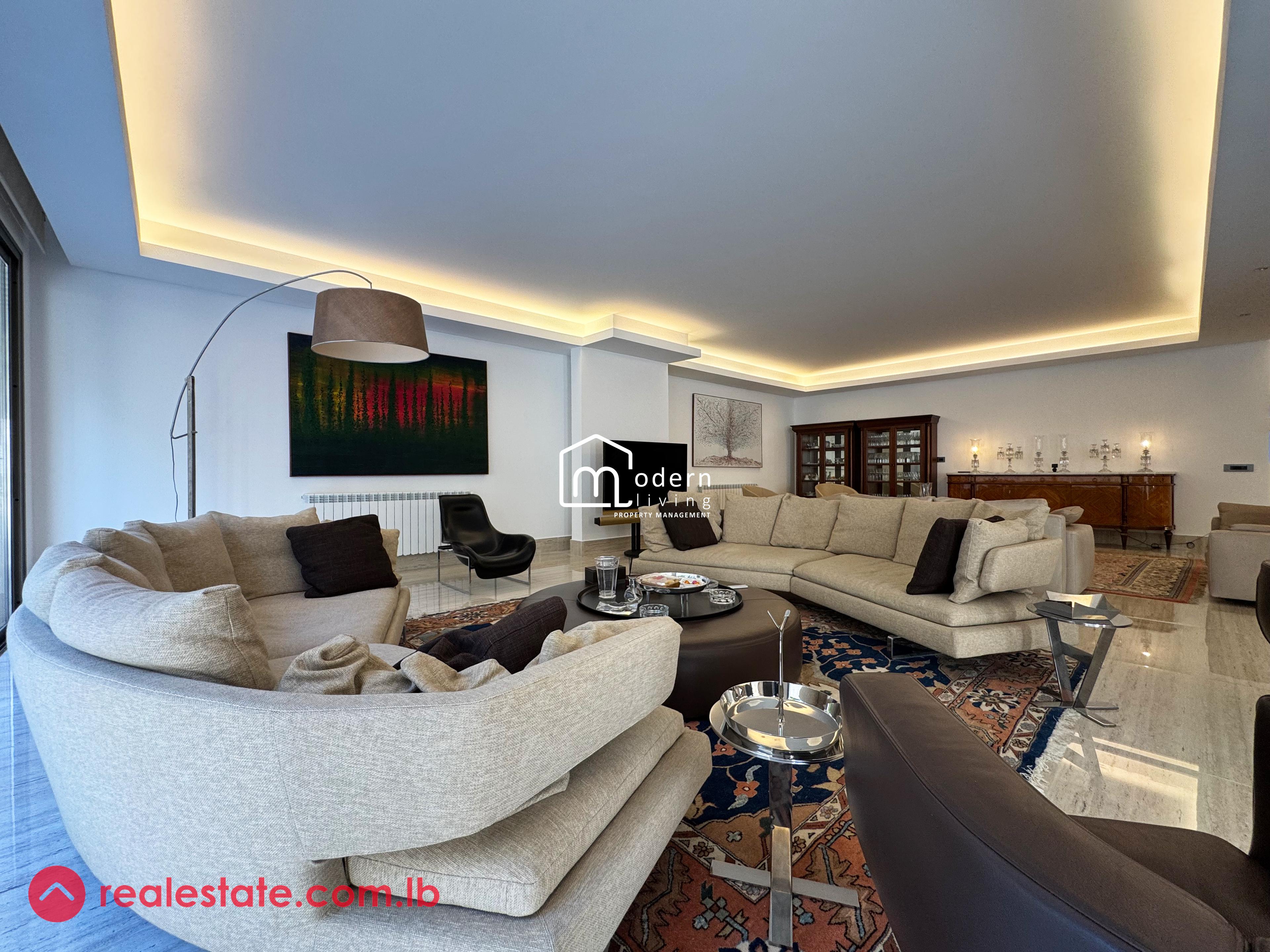 500 Sqm Terrace | Unfurnished Apartment for Rent in Rabieh