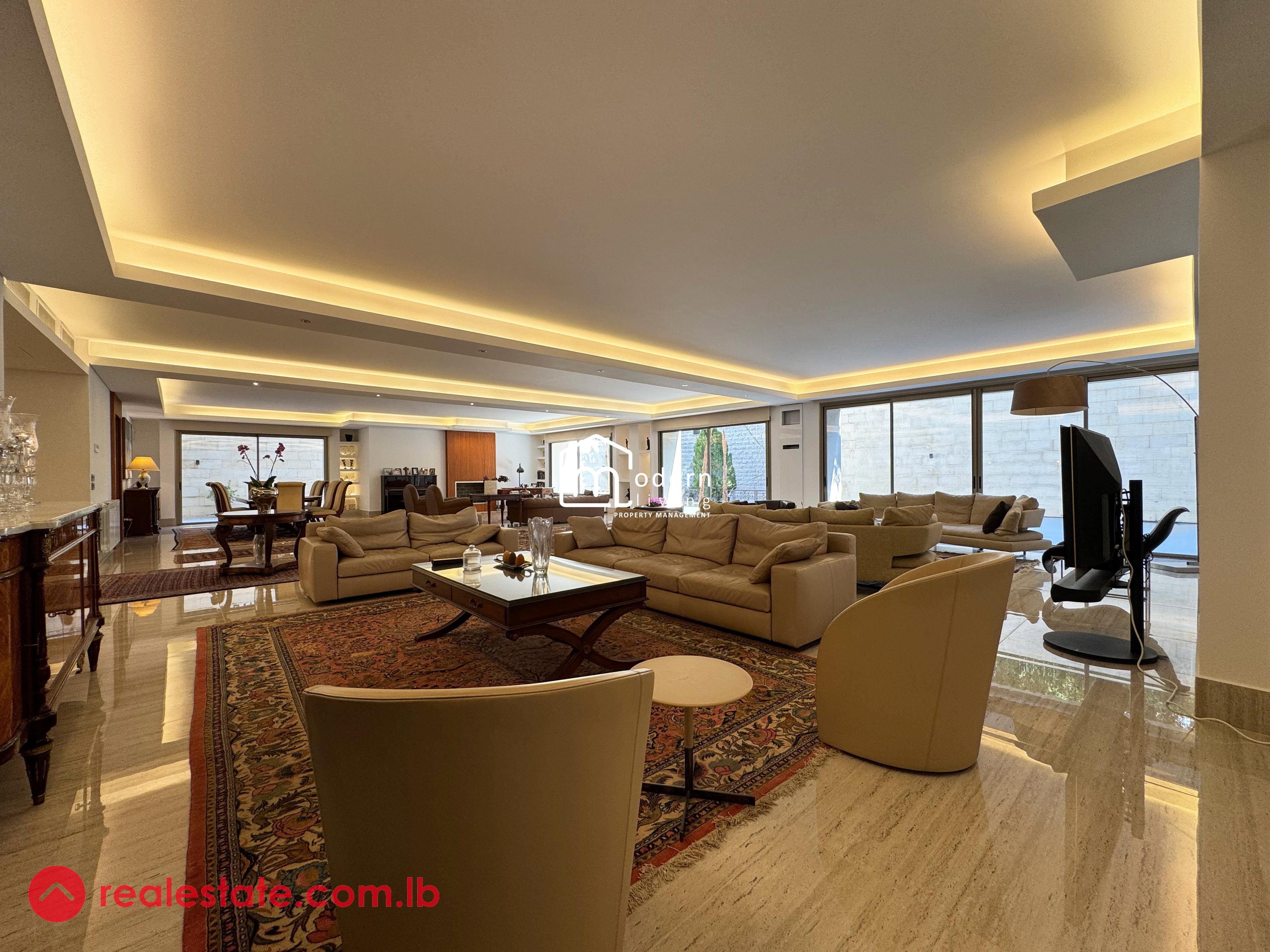 500 Sqm Terrace | Unfurnished Apartment for Rent in Rabieh