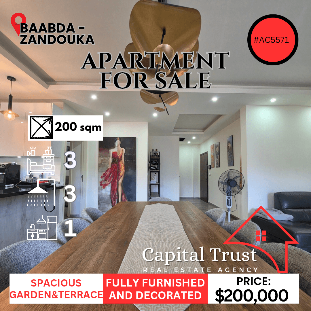 Ground Floor Apartment For Sale In Zandouka