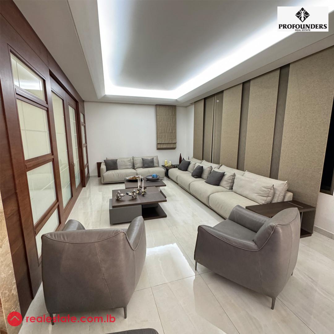 Furnished Triplex with Terrace & a Panoramic View for rent in Horch Tabet