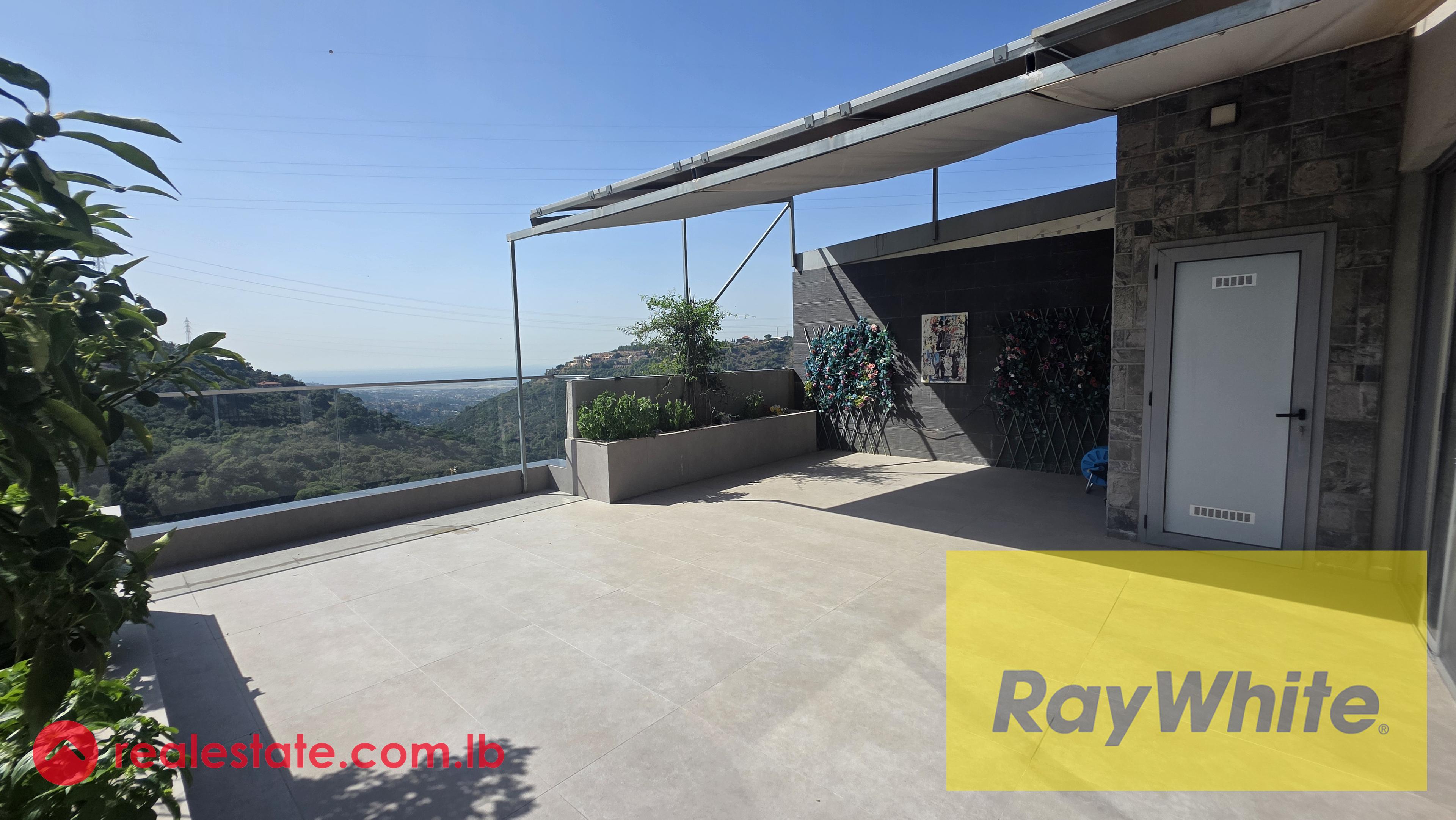 Duplex for Sale in Jamhour | Terrace | Panoramic Views