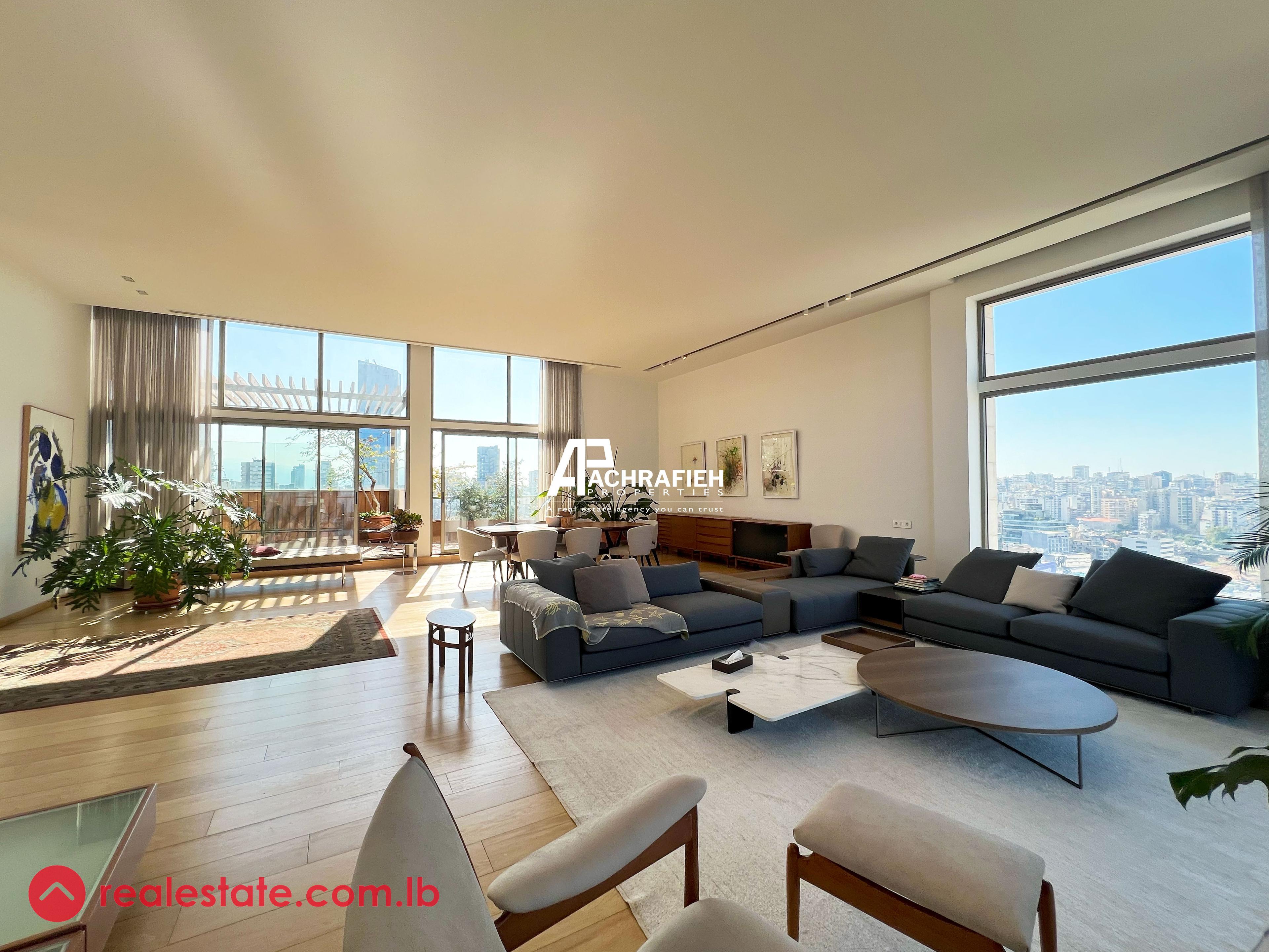 Penthouse | 3 Terraces | Private Pool | for Sale in Achrafieh